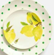 bordje met citroenmotief