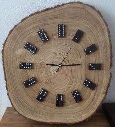 DIY domino klok