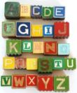 houten alfabet blokjes