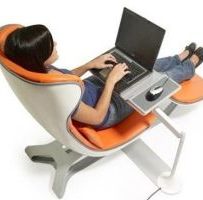 ergonomische laptop stoel